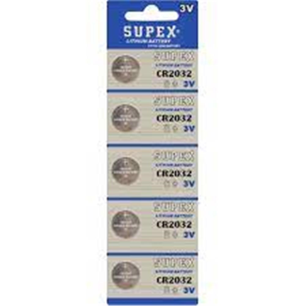 SUPEXSupex Cr2032 3V Lityum 5Li Blister Pil6970670020322