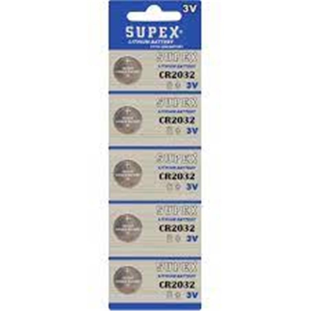SUPEXSupex Cr2032 3V Lityum 5Li Blister Pil6970670020322