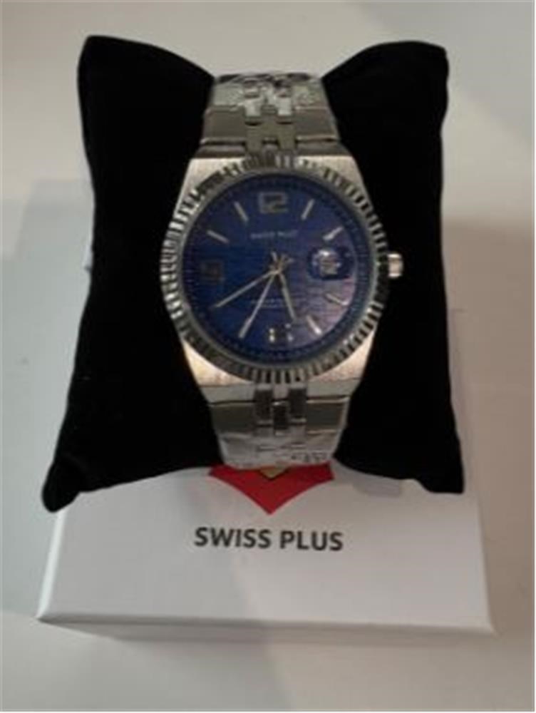 CasioSwiss Plus Man Watch Premium Seri Model-1 ST3442AGS Blue-Silver(Kol Saati)8691052017300