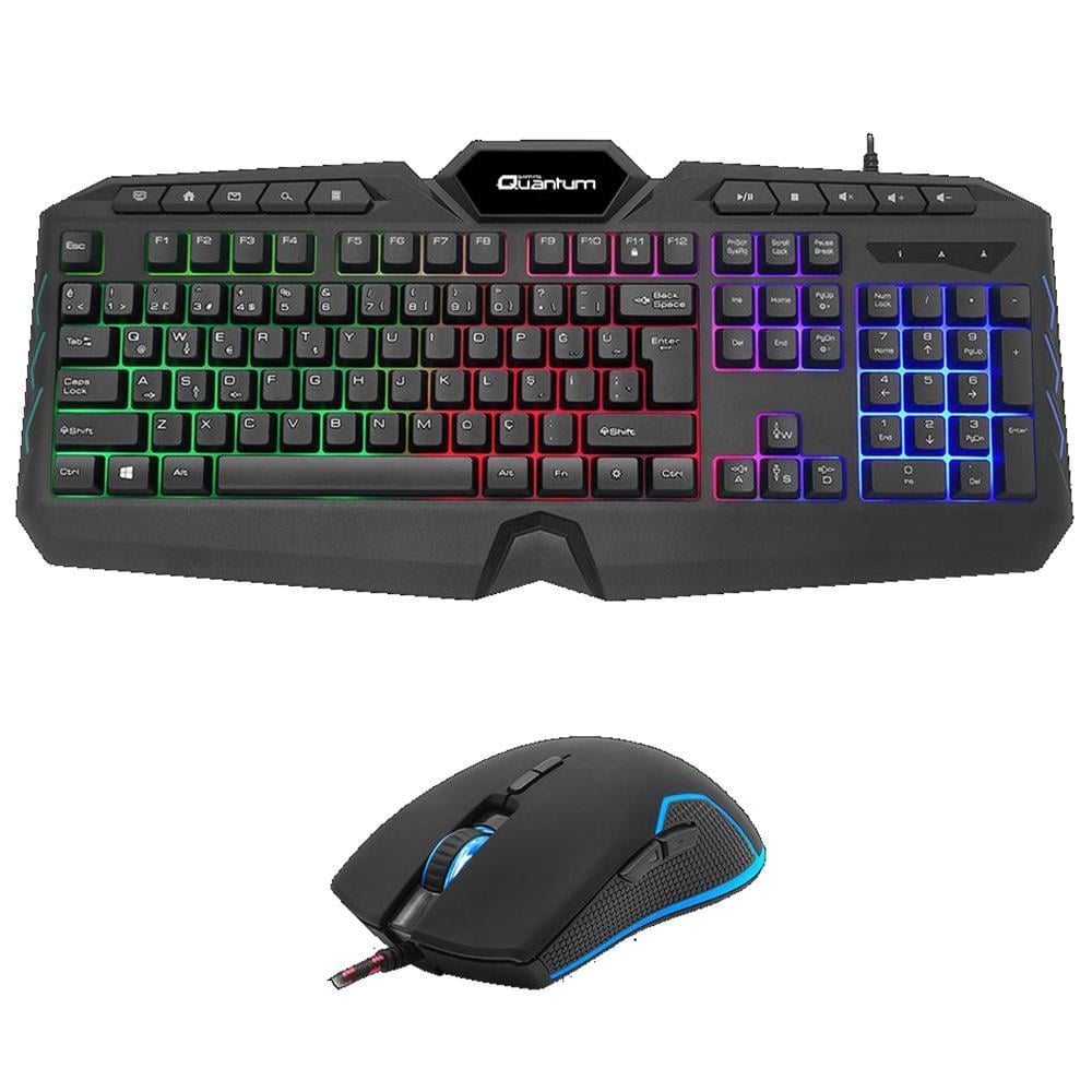 TECHNOPCTechnoPc Quantum Gaming QG-Q6548QU Renkli Arkadan Aydınlatmalı+8000Dpi Mouse6903465483736