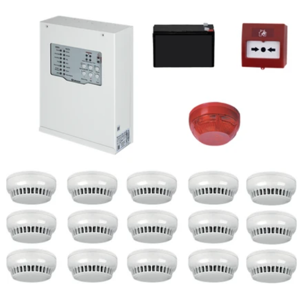 TeknimTeknim Konvansiyonel Sistem Yangın Alarm Seti 15 LiTFP-312315