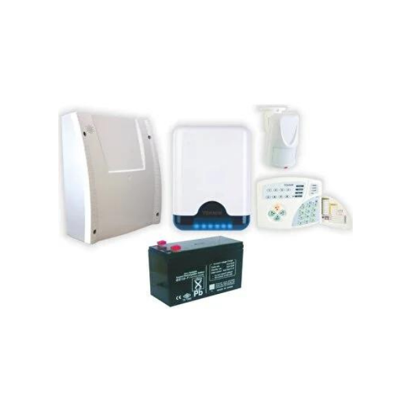 TeknimTEKNİM TSP-5208G GSM/GPRS Modüllü 8+8 Zonlu Alarm Paneli, Tuş Takımı HariçTSP-5208G