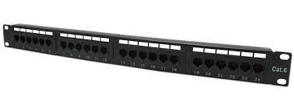 TeldataTeldata 24 Port Cat6 Utp Patch Panel Dolu8684712501059