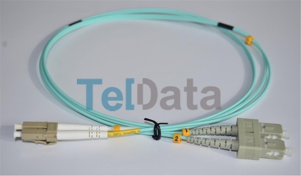 TeldataTELDATA TLD-SCLCOM31 SC-UPC-LC-UPC MM DX OM3 1 METRE FIBER OPTIK PATCHCORD8684712502094