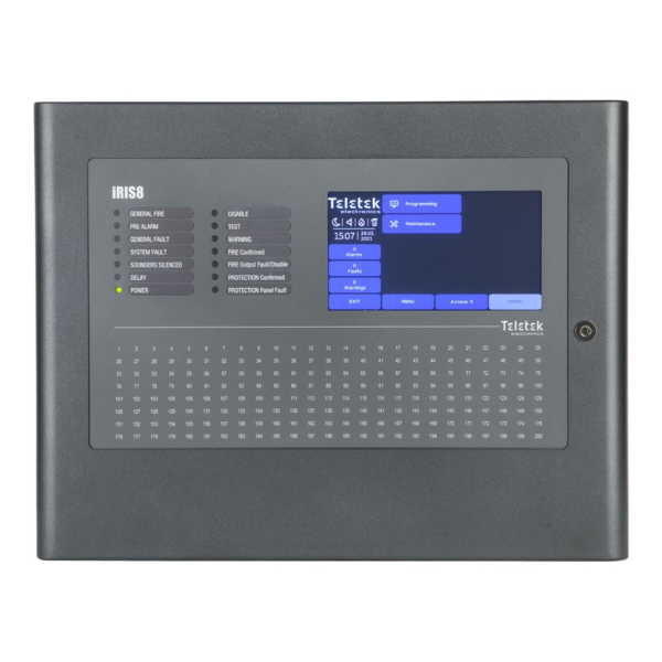 TeletekTeletek IRIS TTE 8Looplu Adresli Yangın İhbar Paneli EN54 SertifikalıIRIS TTE 8