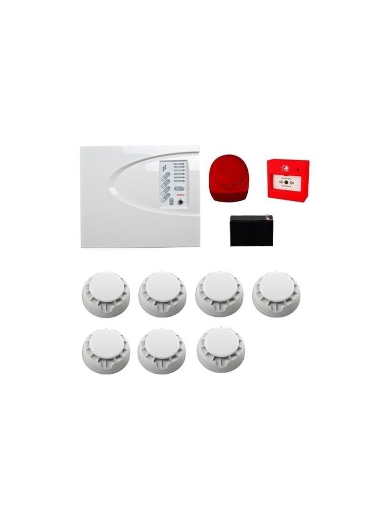 TeletekTeletek Konvansiyonel Sistem Yangın Alarm Seti 7 LiMAG2P7