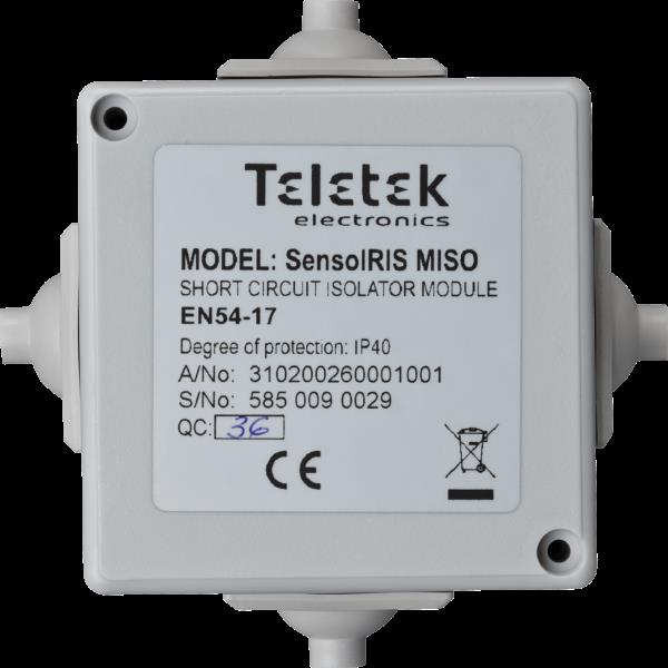 TeletekTeletek SensoIRIS MISO Adresli Sistemler için İzolatör ModülüSensoIRIS MISO