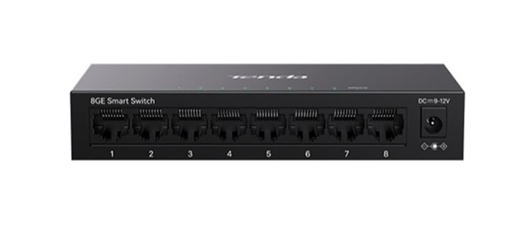 TENDATenda TEG2208D 8 Port 10-100-1000 Switch Cloud Yönetilebilir Çelik Kasa Switch6932849436662