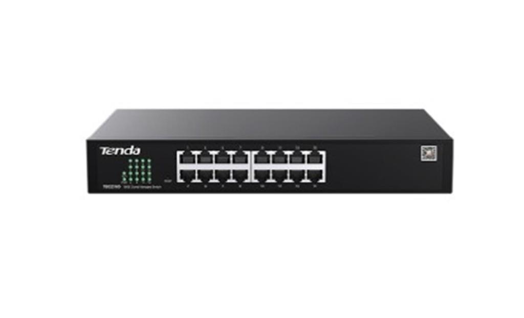 TENDATenda TEG2216D 16 Port 10-100-1000 Switch Cloud Yönetilebilir Çelik Kasa Switch6932849436969