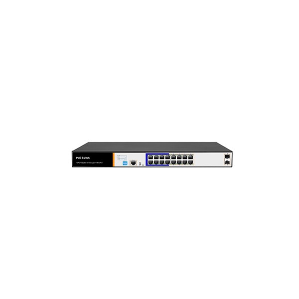 TiandyTiandy YPS-3016G-2SFP-L2 Managed 16 Port Gigabit PoE SwitchYPS-3016G-2SFP-L2