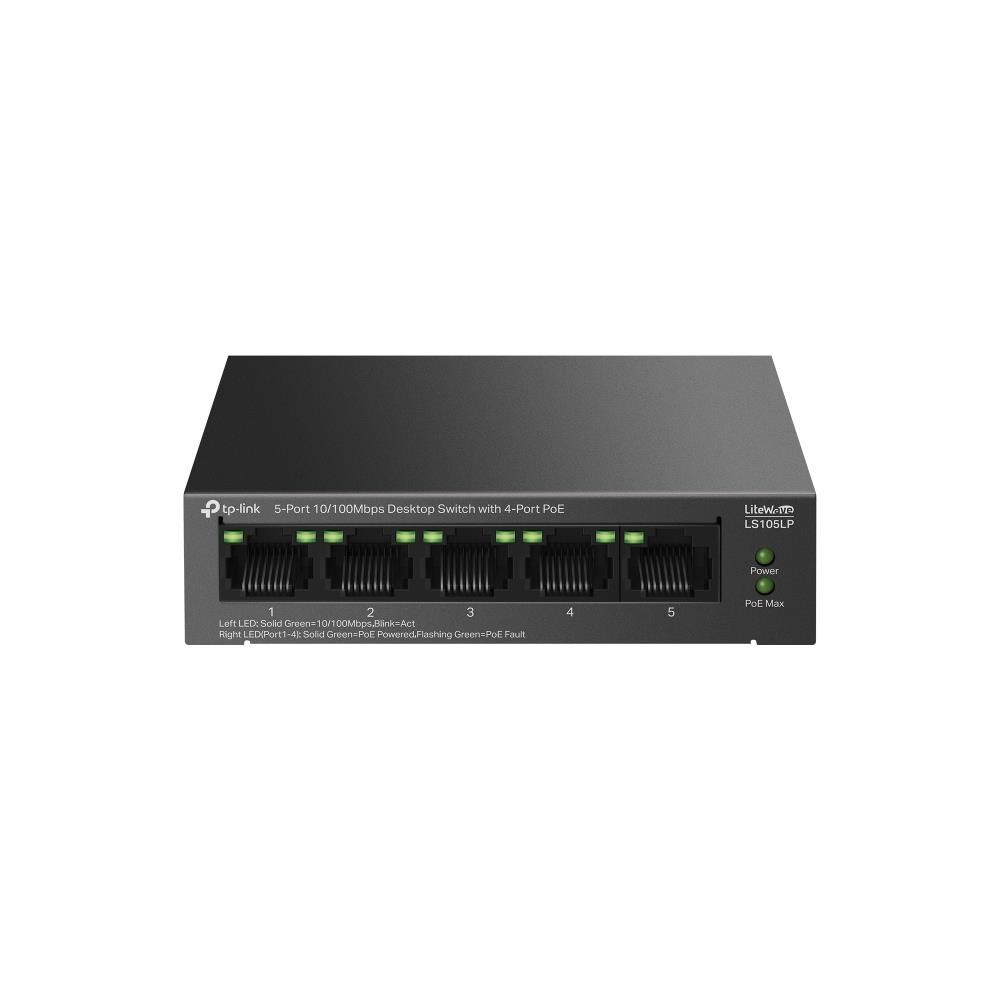 TP-LINKTp-Link LS105LP 4 Port Poe+ 10-100 Mbps Switch Metal Kasa4895252504583