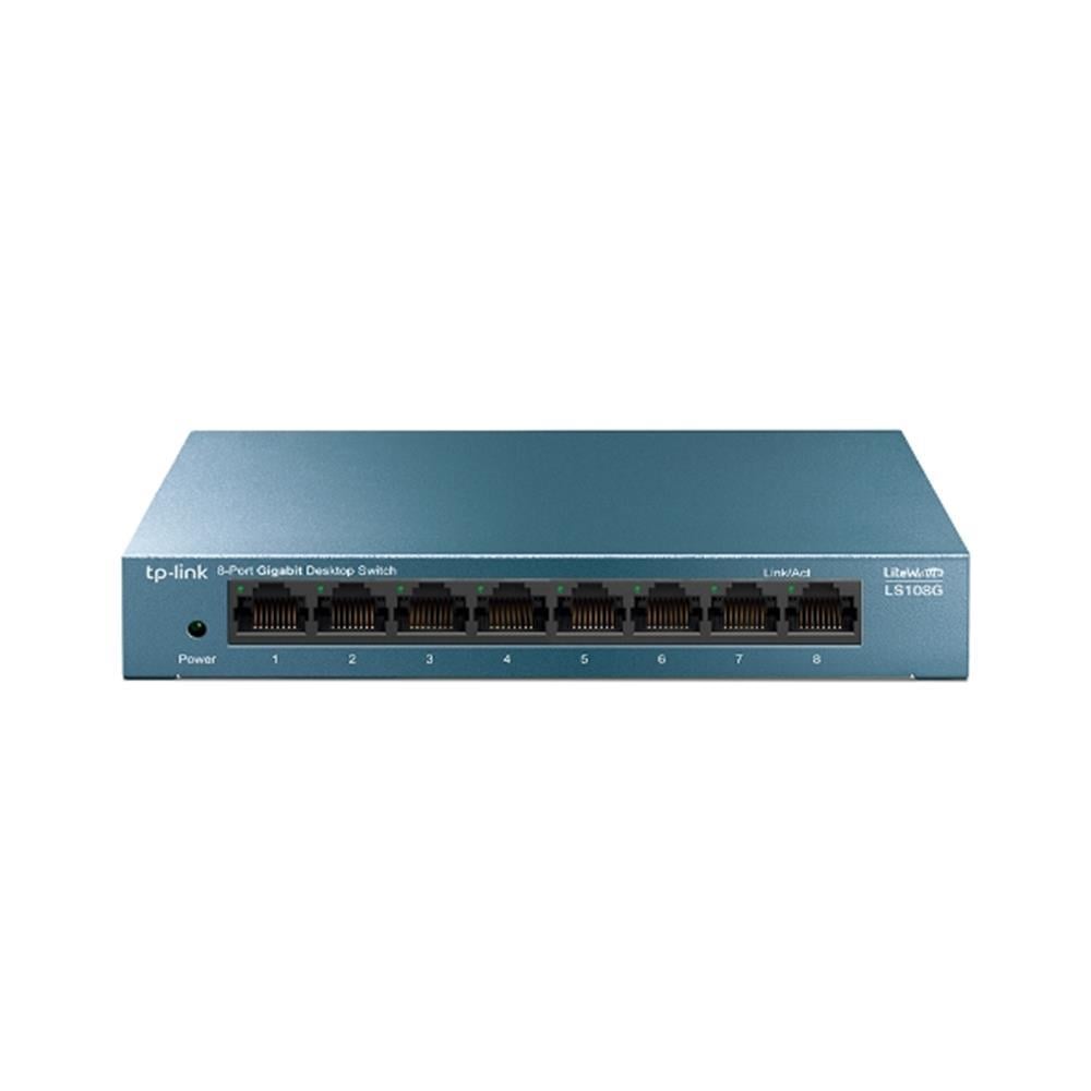 TP-LINKTp-Link LS108G 8 Port 10-100-1000 Mbps Switch Metal Kasa6935364085452