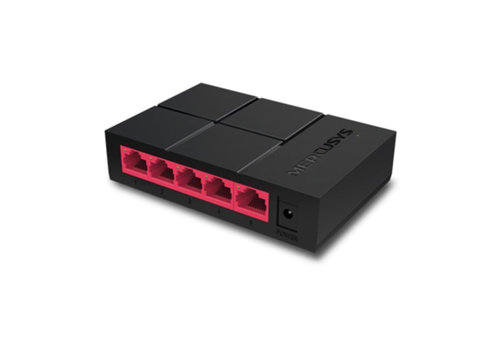 TP-LINKTp-Link Mercusys MS105G 5 Port 10-100-1000 Mbps Switch Plastik Kasa6935364099619
