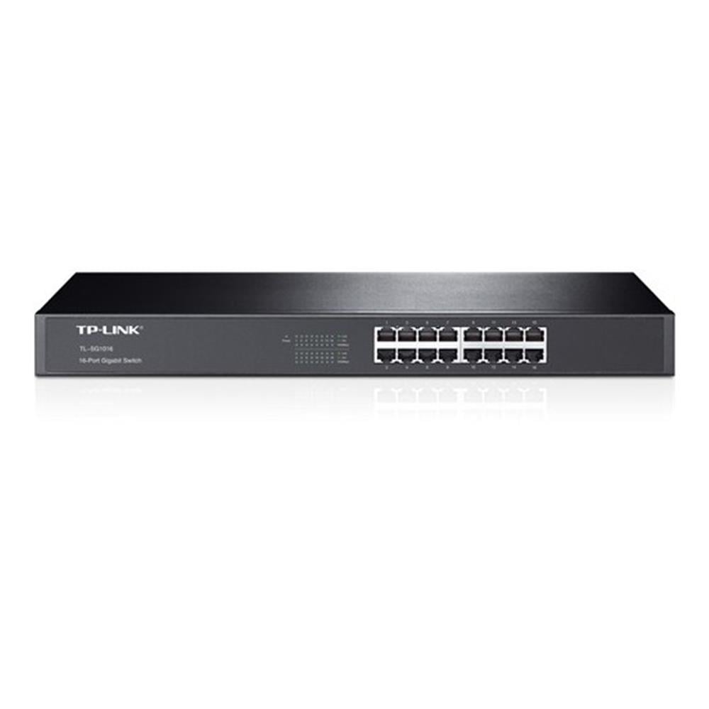 TP-LINKTp-Link TL-SG1016 16 Port 10-100-1000 Mbps Switch Çelik Kasa Rack Mount6935364020095