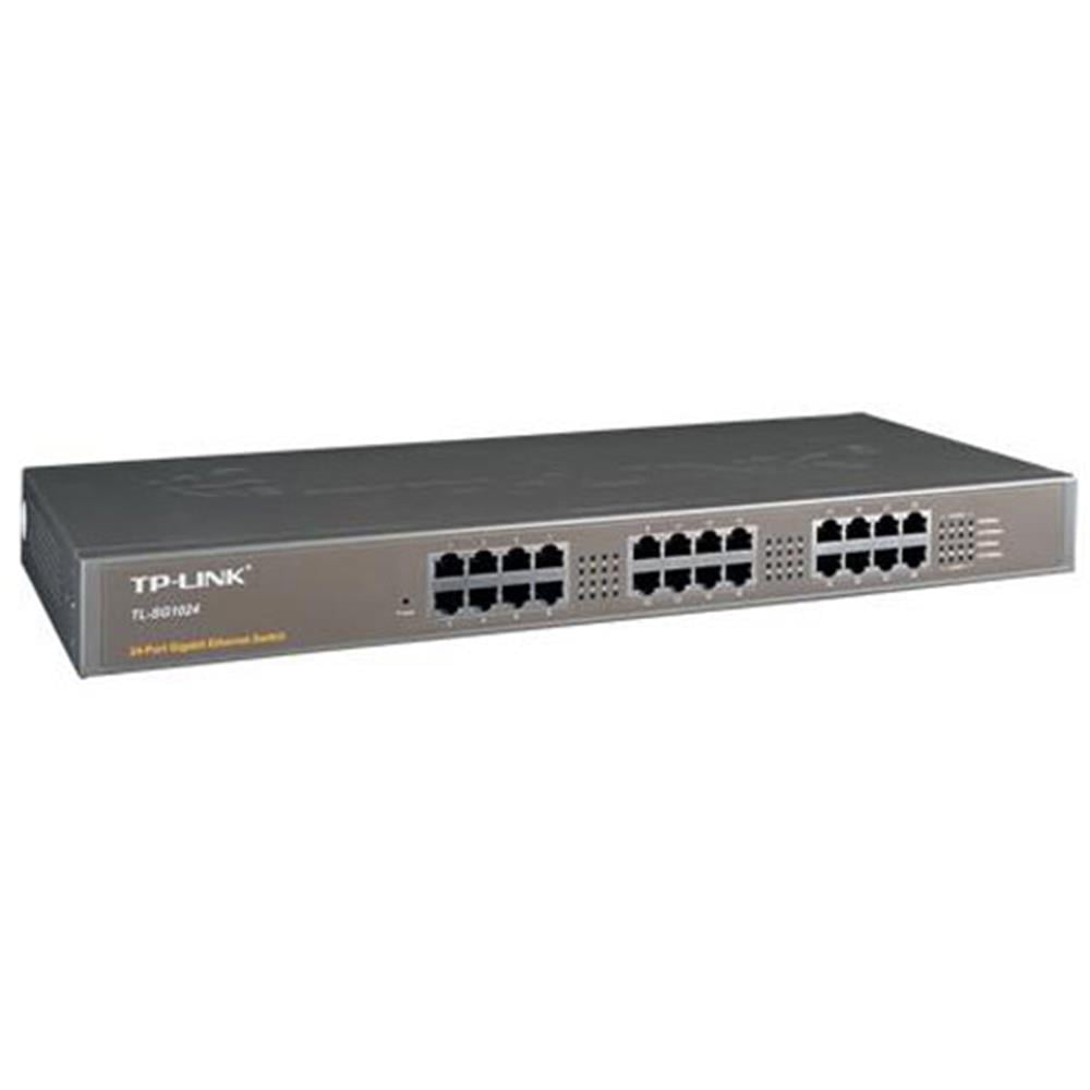 TP-LINKTp-Link TL-SG1024D 24 Port 10-100-1000 Mbps Switch Çelik Kasa Rack Mount6935364020620