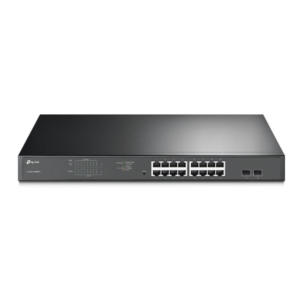 TP-LINKTp-Link TL-SG1218MP 16 Port 10-100-1000 Poe+ Switch 2 Port SFP Çelik Kasa Rack Mount6935364072155