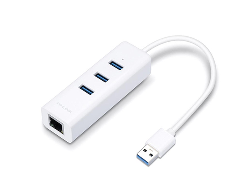 TP-LINKTp-Link UE330 10-100-1000 Mbps 3.0 USB Ethernet Çevirici + 3 Port USB Çoğaltıcı6935364094553