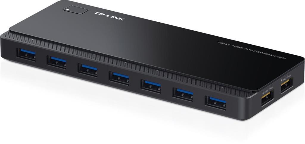 TP-LINKTp-Link UH720 USB 3.0 7 Port + 2 Şarj Portlu HUB - Çoğaltıcı6935364010041