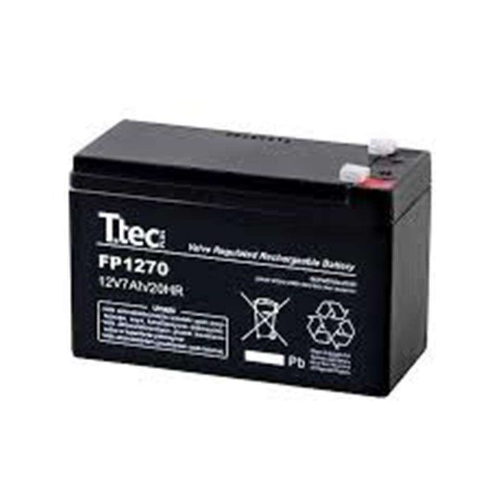 TTEC PLUSTtec 12V 7AH-20HR Bakımsız Kuru Akü 2Kg Ups Uyumlu8694470927350