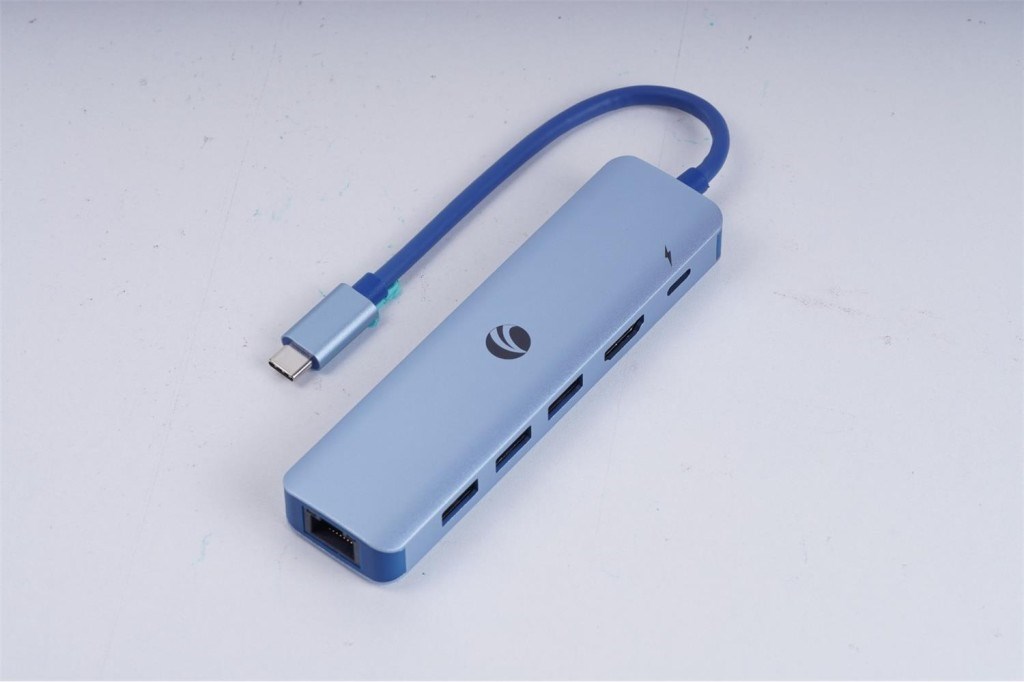 VCOMVcom CUE55 Mavi Type-C To Hdmi(4K@30Hz)+Gigabit LAN+Usb3.0+Pd 3.0 100W Çoklayıcı4895182218574