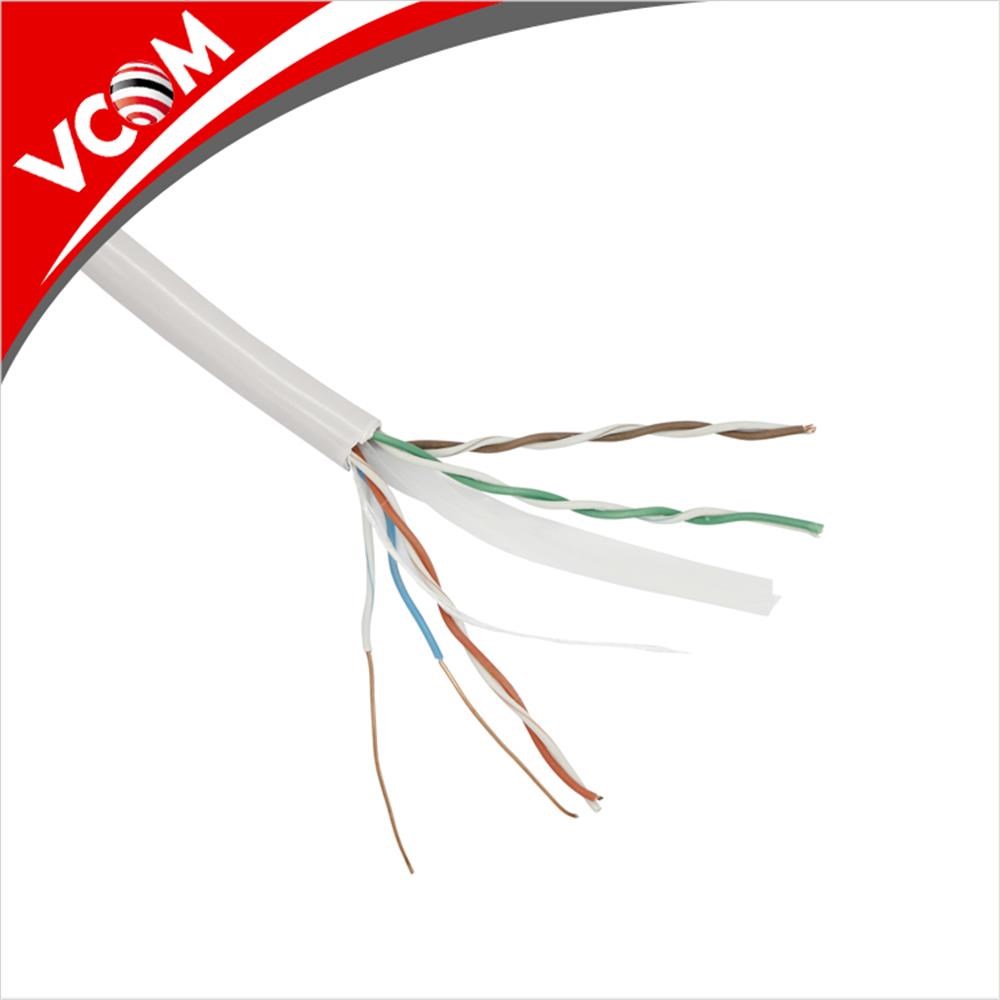 VCOMVcom NC614-305 Utp Cat6 23 AWG 0.57CCA 305MT Gri Kablo4895182227651