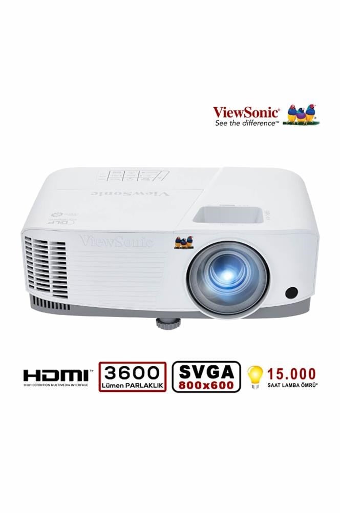 VIEWSONİCViewsonic PA700X DLP XGA(1024x768) 4500AL 2xHDMI 1xVGA 12.500:1  Hoparlör Projeksiyon766907020007