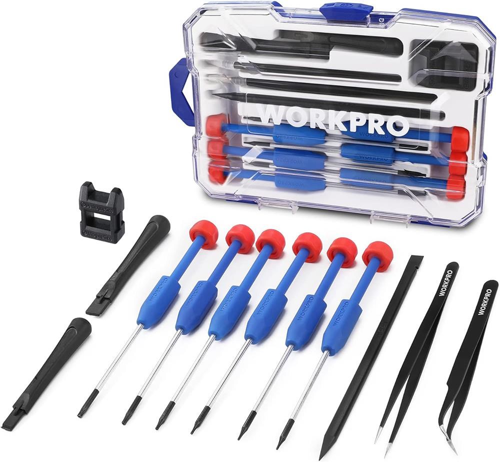WorkproWORKPRO WP200531 12 Parça CR-V Elektronikçi Hassas Profesyonel Onarım SetiWP200531