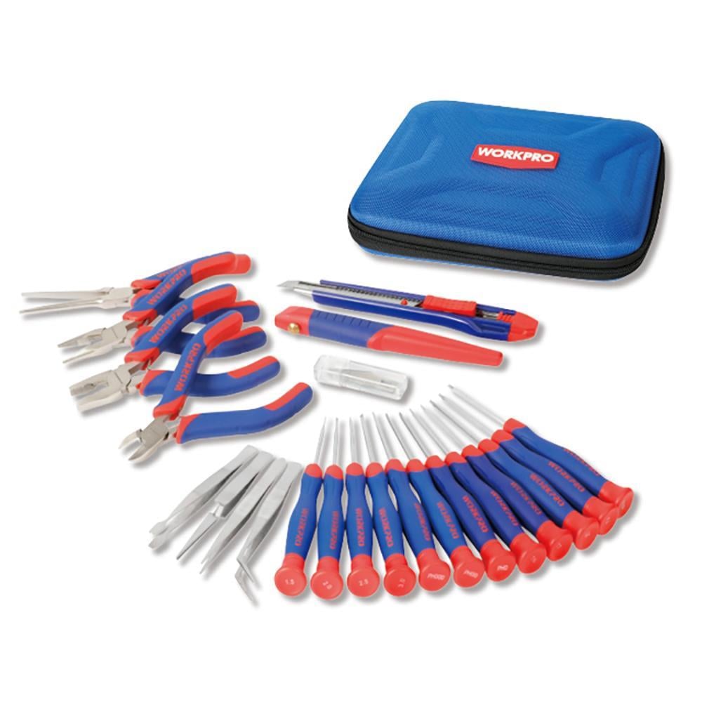 WorkproWORKPRO WP209007 27 Parça Profesyonel Hassas Tamir/Bakım Alet SetiWP209007