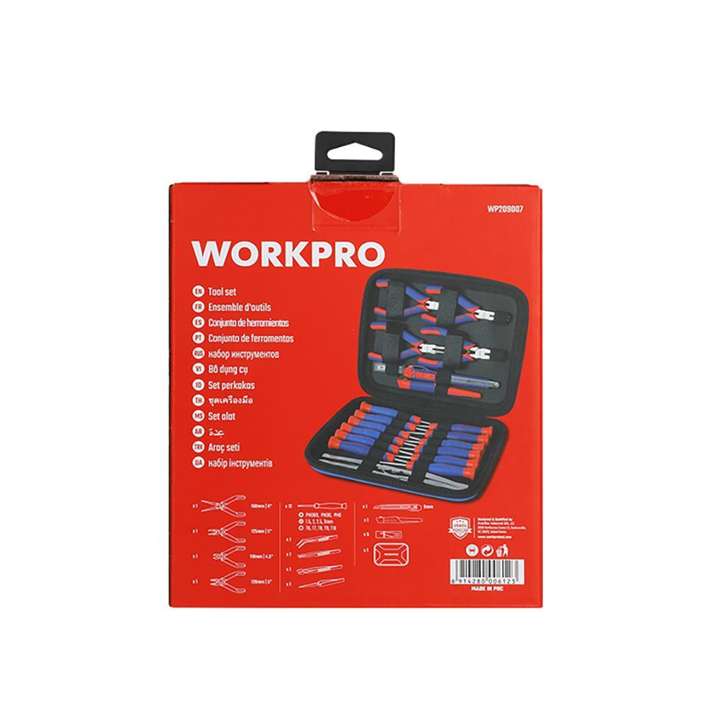 WorkproWORKPRO WP209007 27 Parça Profesyonel Hassas Tamir/Bakım Alet SetiWP209007