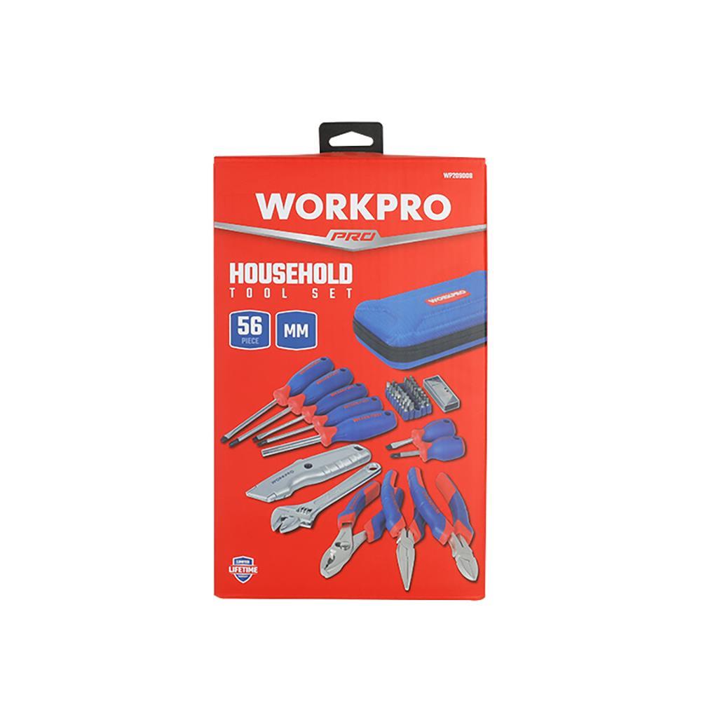 WorkproWORKPRO WP209008 56 Parça Profesyonel Tamir/Bakım Alet SetiWP209008