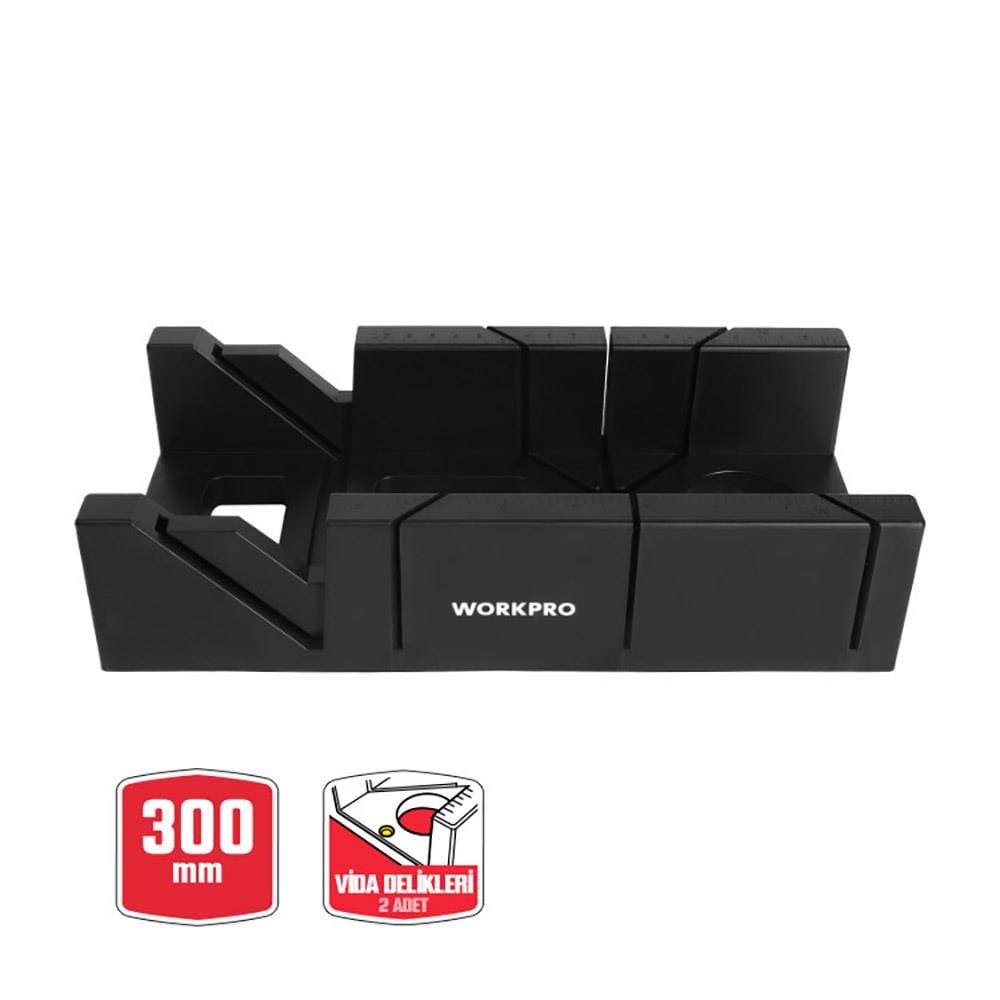 WorkproWORKPRO WP215029 300mm 45/90/135° Profesyonel Şevli/Gönye Kutusu (Testere Dahil Değildir)WP215029