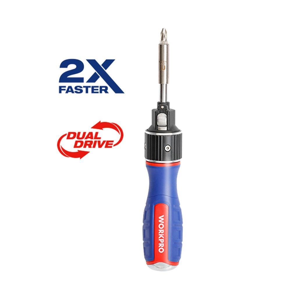 WorkproWORKPRO WP221069 6-IN-1 Profesyonel CR-V Cırcırlı Manyetik Tornavida SetiWP221069