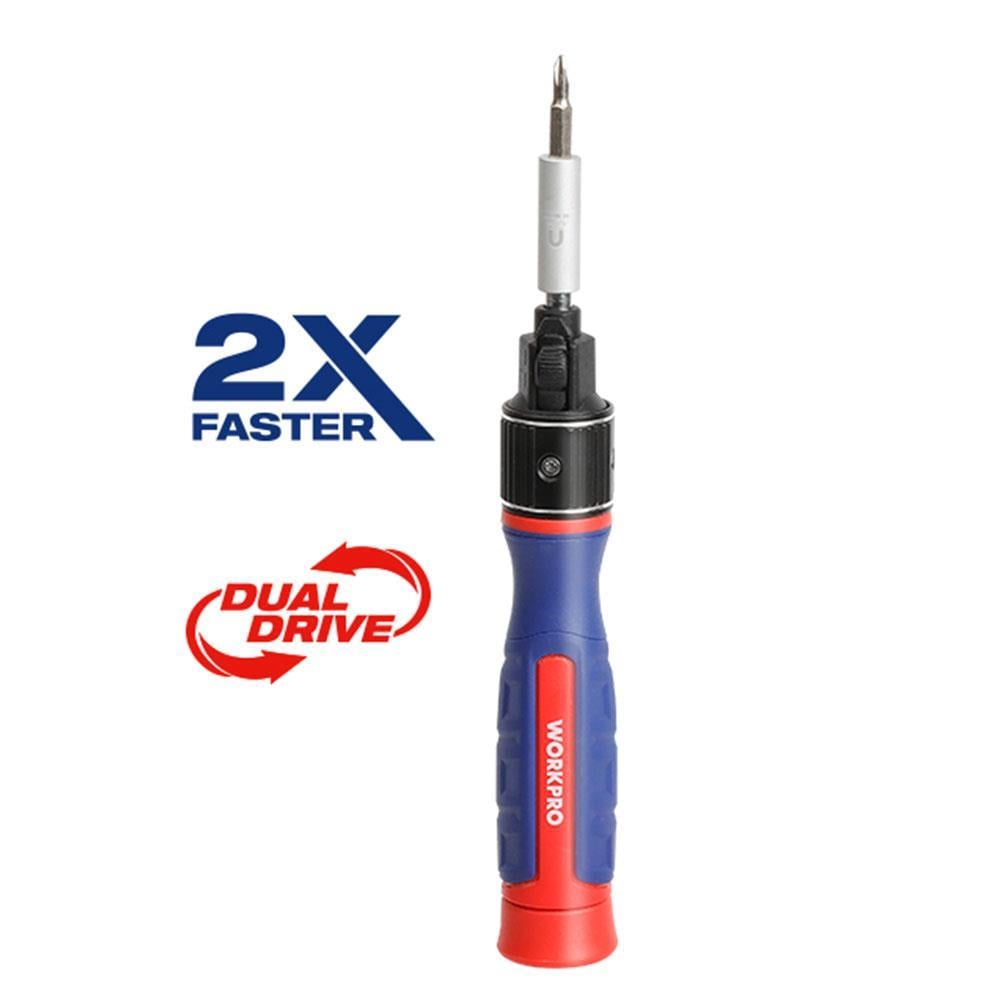 WorkproWORKPRO WP221070 9-IN-1 Profesyonel CR-V Cırcırlı Manyetik Hassas Tornavida SetiWP221070