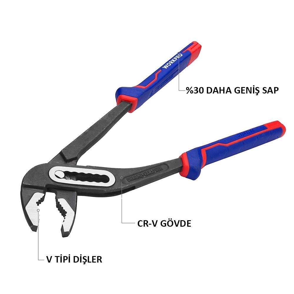 WorkproWORKPRO WP231028 250MM CR-V Profesyonel Fort PenseWP231028