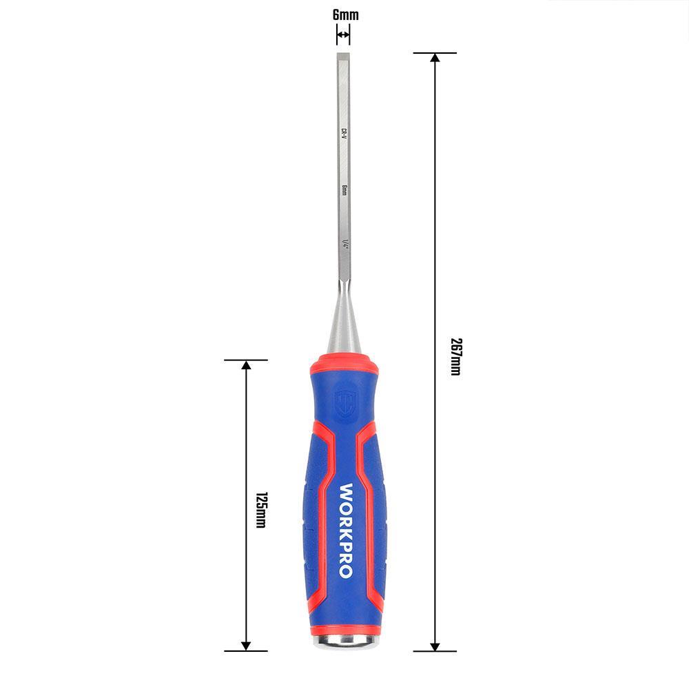 WorkproWORKPRO WP243004 6MM Profesyonel İskarpelaWP243004