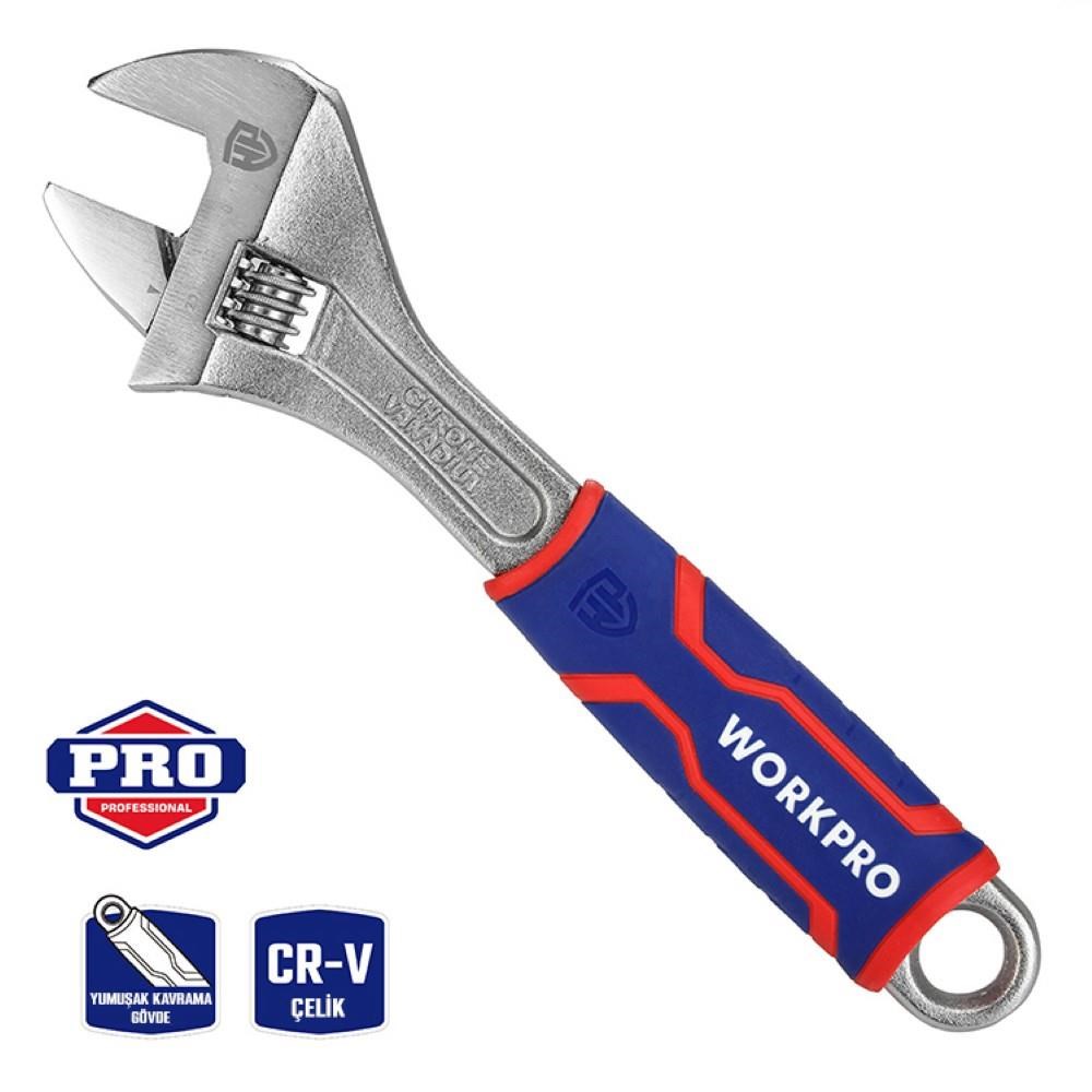 WorkproWORKPRO WP272012 250mm Cr-V Profesyonel Kurbağacık AnahtarWP272012