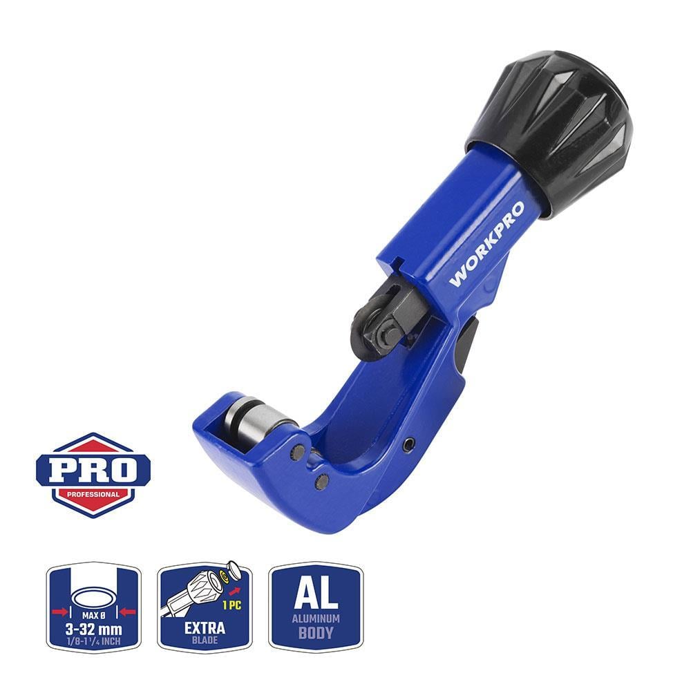 WorkproWORKPRO WP301005 3-32mm Profesyonel Bakır Boru Kesme Makası + 1 Adet Yedek BıçakWP301005