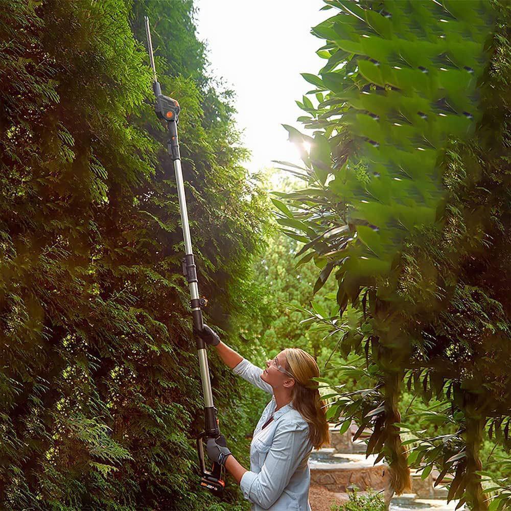 WorxWORX WA0308 WG349E ile Uyumlu 45CM Profesyonel Açı Ayarlı Çit Budama Aparatı, BaşlığıWA0308