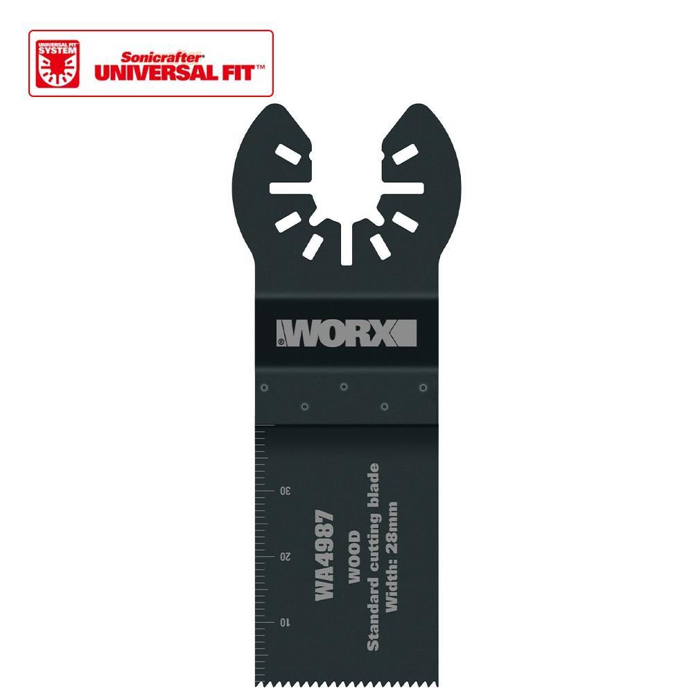 WorxWORX WA4987 Çok Amaçlı Raspalama Makinası İçin 28x40mm Ahşap, Fiberglas, PVC Universal Kesme BıçağıWA4987