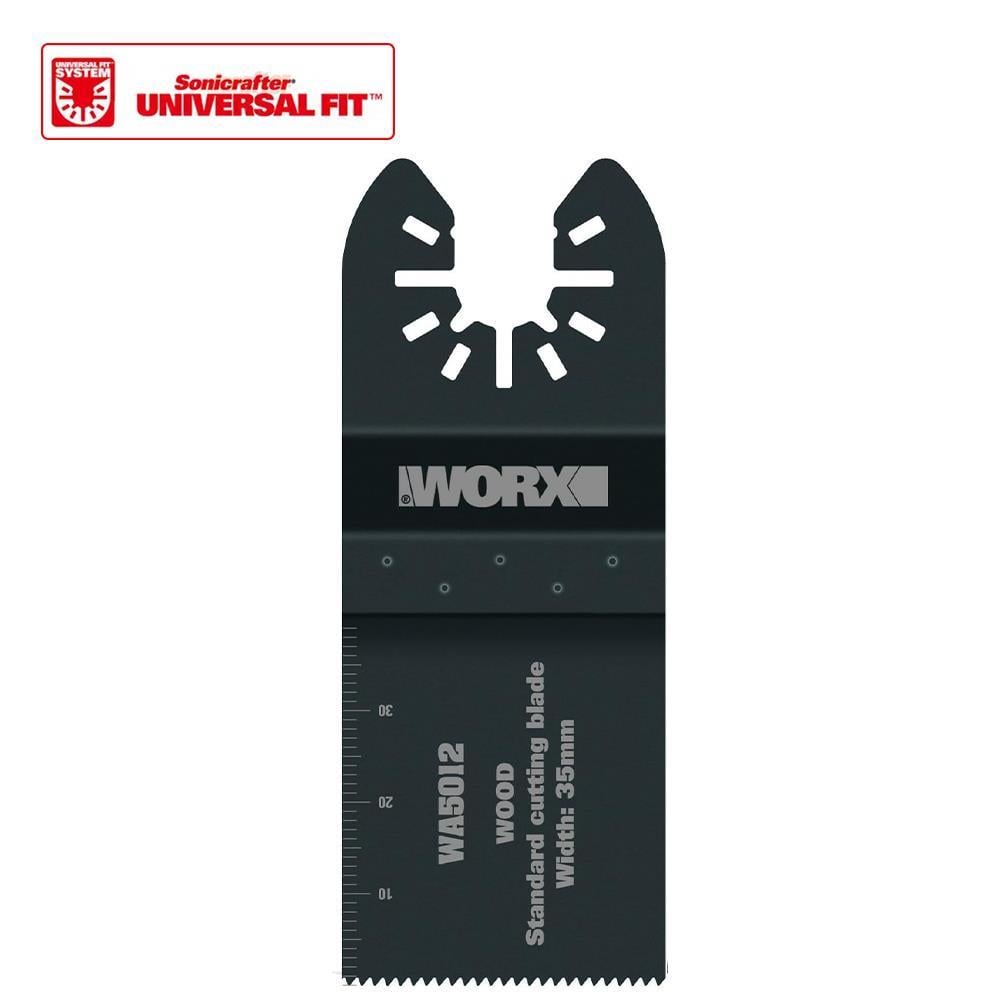 WorxWORX WA5012 Çok Amaçlı Raspalama Makinası İçin 35x40mm Ahşap, Fiberglas, PVC Universal Kesme BıçağıWA5012