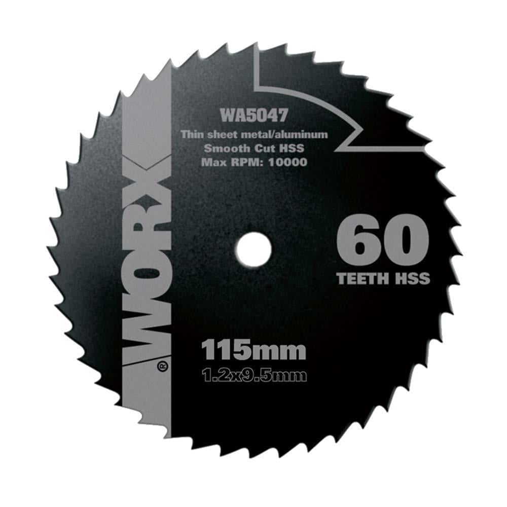 WorxWORX WA5047 115x9,5mm Alüminyum, PVC, Sac Kesme, Daire Testere BıçağıWA5047