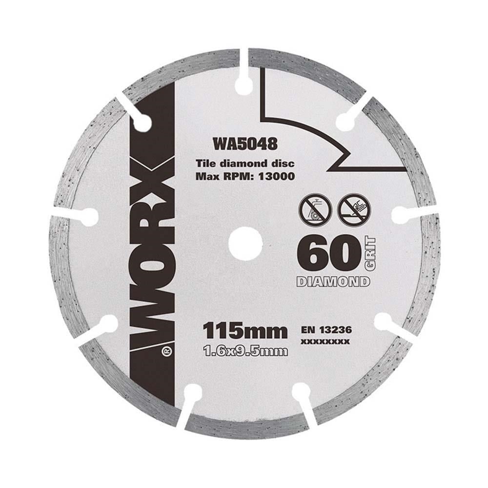 WorxWORX WA5048 115x9,5mm Fayans, Seramik, Mermer Kesme Soketli Elmas Daire Testere BıçağıWA5048