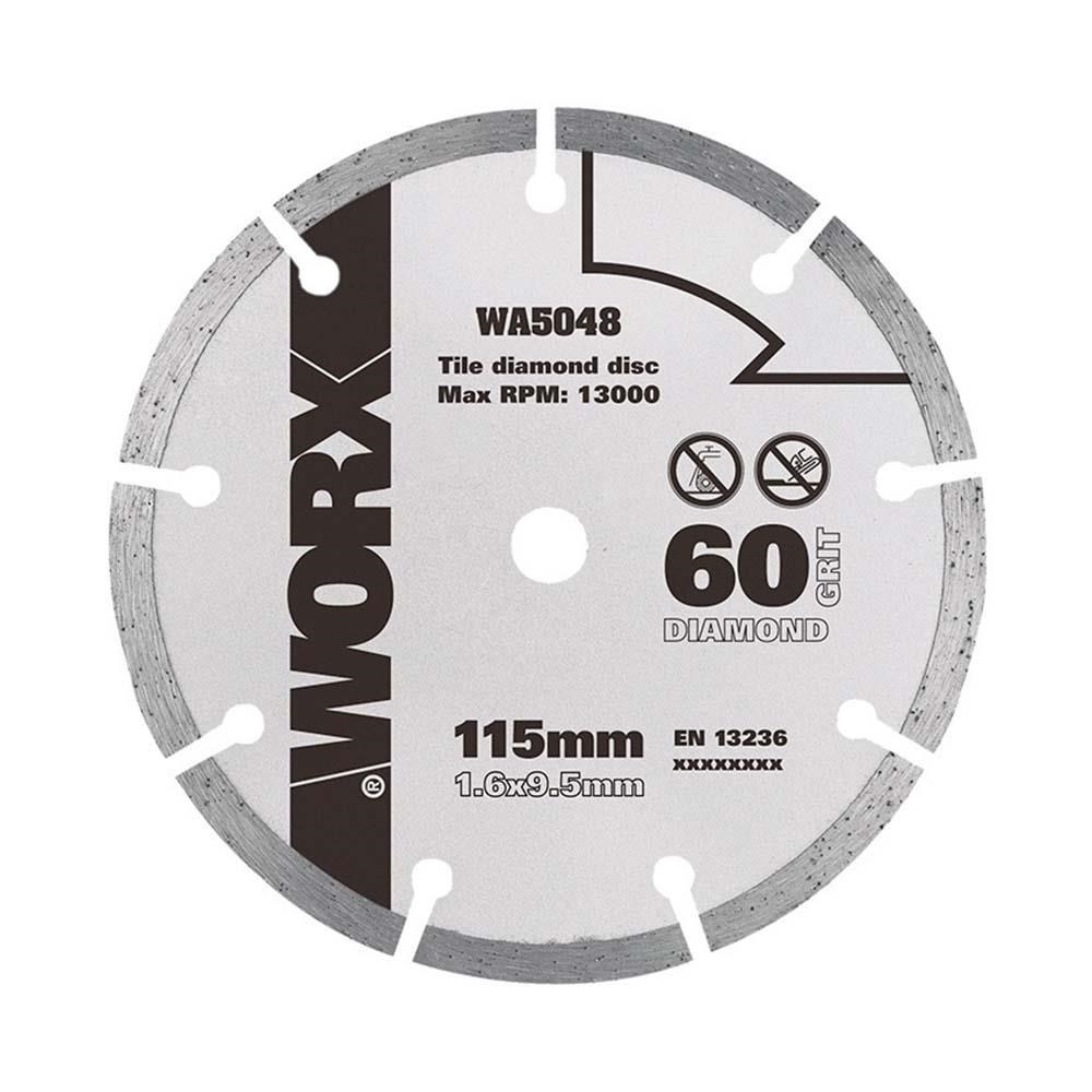 WorxWORX WA5048 115x9,5mm Fayans, Seramik, Mermer Kesme Soketli Elmas Daire Testere BıçağıWA5048