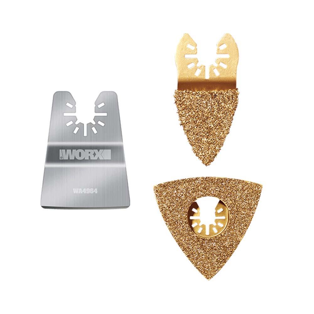 WorxWORX WA5098 3 Parça Universal Harç Zımparası ve Raspalama Aksesuar SetiWA5098