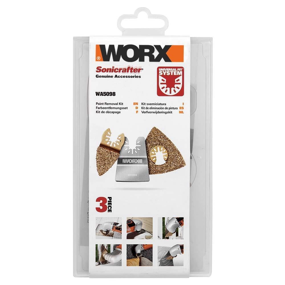 WorxWORX WA5098 3 Parça Universal Harç Zımparası ve Raspalama Aksesuar SetiWA5098