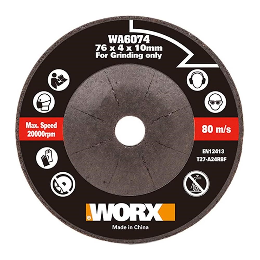 WorxWORX WA6074 WX801 İçin 76x10mm Metal Taşlama TaşıWA6074