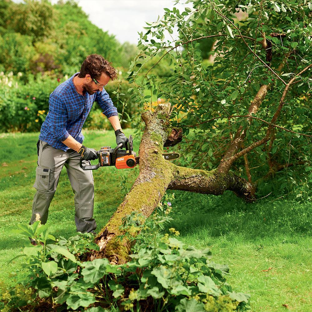 WorxWORX WG384E 40Volt 2.0Ah Li-ion 35CM Profesyonel Şarjlı Kömürsüz Zincirli TestereWG384E