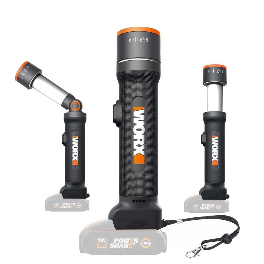 WorxWORX WX027.9 20Volt 510 Lümen Çok Fonksiyonlu Led Fener (Akü Dahil Değildir)WX027.9
