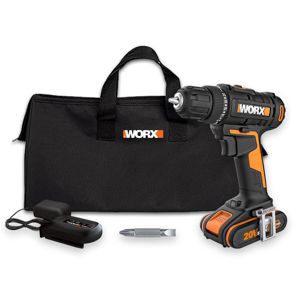 WorxWORX WX100 20Volt/2.0Ah. Li-ion Tek Akülü Profesyonel Şarjlı MatkapWX100
