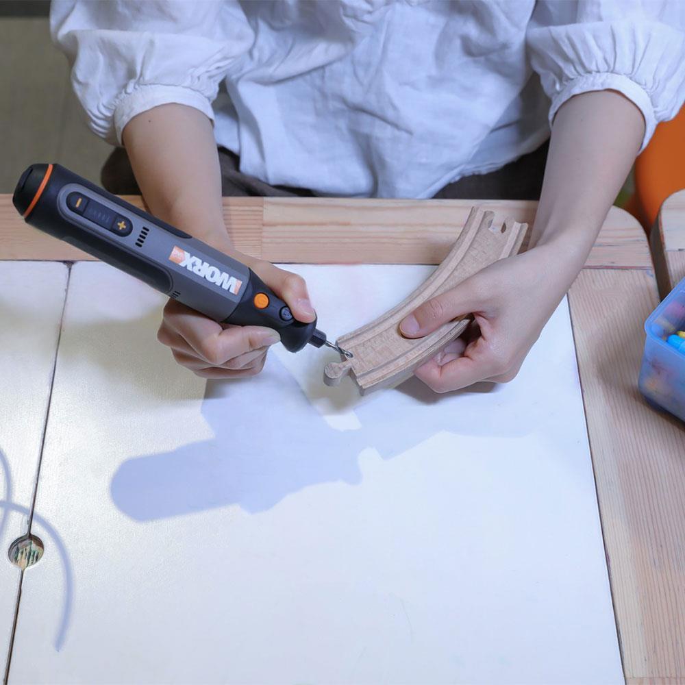 WorxWORX WX106 8Volt Kalem Tipi Devir Ayarlı Profesyonel Gravür Makinesi + 21 Parça AksesuarWX106